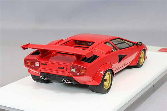 EIDOLON 1/43 Lamborghini Countach LP400S 1980 with Rear Wing Red (Tan Interior)