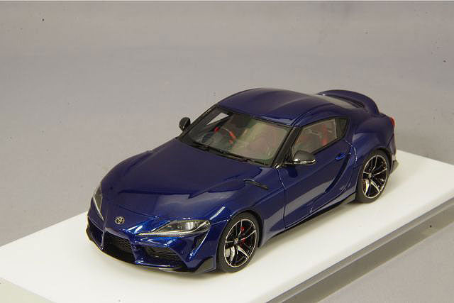EIDOLON 1/43 Toyota GR Supra RZ 2019 (Japan Spec) Deep Blue Metallic