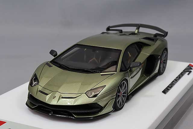 EIDOLON 1/43 Lamborghini Aventador SVJ 2018 Nireo Wheel Verde Draco