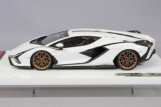 EIDOLON 1/43 Lamborghini Sián FKP 37 2019 Bianco Monocerus
