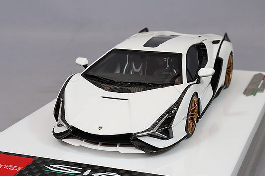 EIDOLON 1/43 Lamborghini Sián FKP 37 2019 Bianco Monocerus