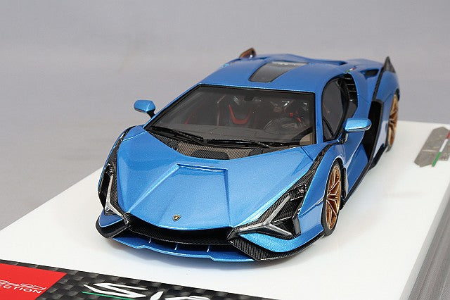 EIDOLON 1/43 Lamborghini Sián FKP 37 2019 Blu Aegir
