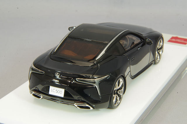Laden Sie das Bild in Galerie -Viewer, EIDOLON 1/43 Lexus LC500 &quot;Patina Elegance&quot; 2019 Graphite Black Glass Flake
