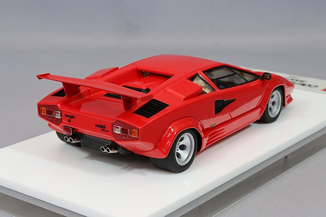Load image into Gallery viewer, EIDOLON 1/43 Lamborghini Countach LP5000 QV 1988 with Rear Wing Red / Tan Interior
