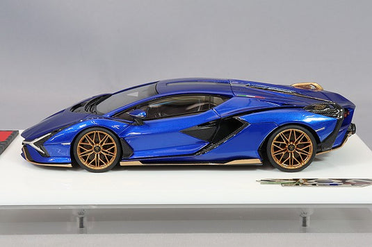 EIDOLON 1/43 Lamborghini Sián FKP 37 2019 Stripe Blu Sideris