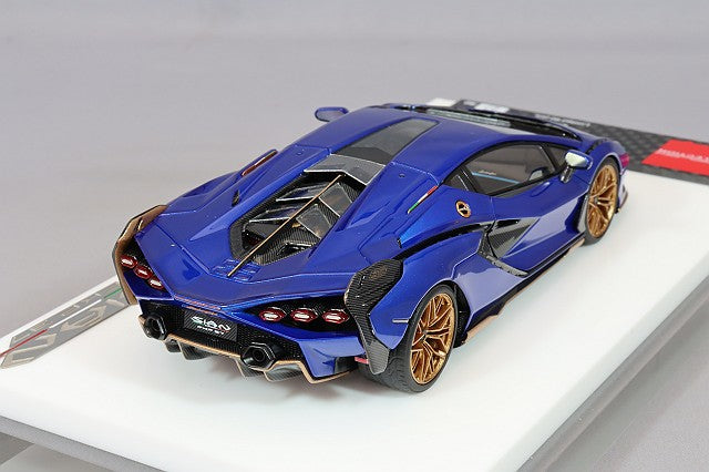 Cargue la imagen en el visor de la galería, EIDOLON 1/43 Lamborghini Sián FKP 37 2019 Stripe Blu Sideris
