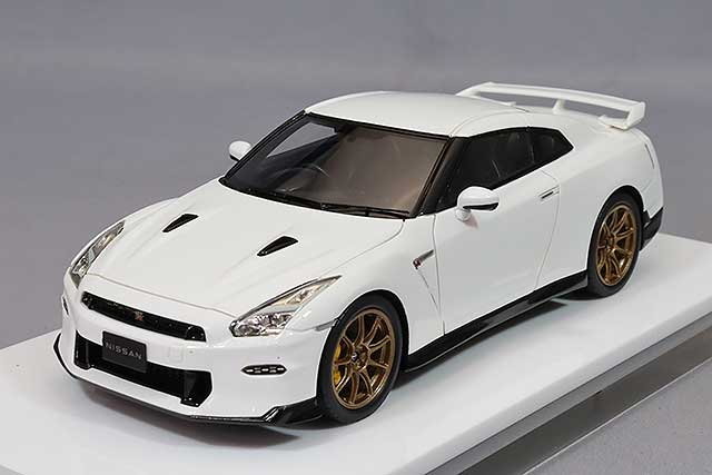 EIDOLON 1/43 Nissan GT-R Premium Edition T-spec 2024 Brilliant White Pearl
