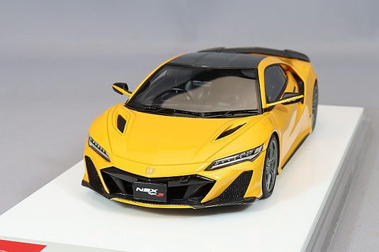 EIDOLON 1/43 Honda NSX Type S Indy Yellow Pearl II / Rear Spoiler