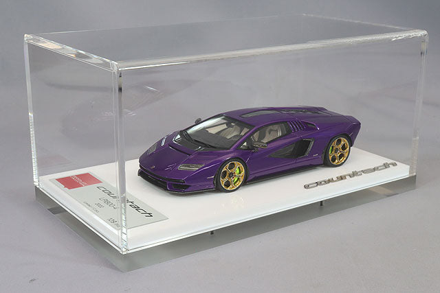 Chargez l&#39;image dans la visionneuse de la galerie, EIDOLON 1/43 Lamborghini Countach LPI 800-4 2022 Viola Pasifae
