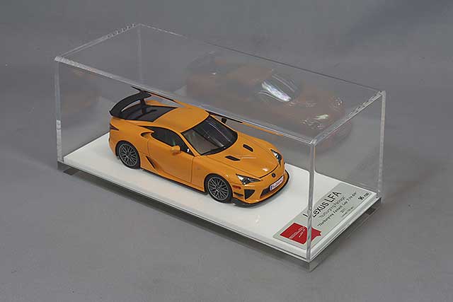 Cargue la imagen en el visor de la galería, EIDOLON 1/43 Lexus LFA Nurburgring Package &quot;Nurburgring Fastest Lap 7:14:64&quot; 2011 Orange
