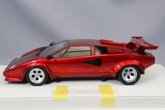EIDOLON 1/18 Lamborghini Countach LP5000S 1982 with Rear Wing Candy Red