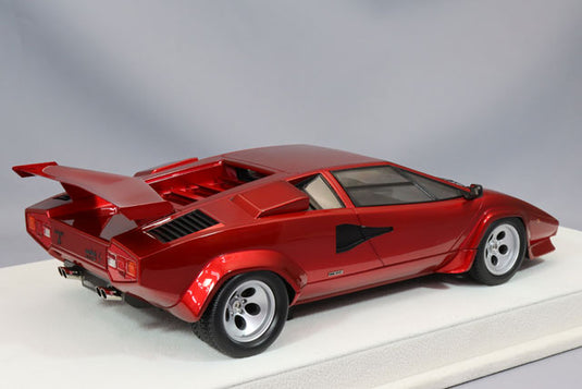 EIDOLON 1/18 Lamborghini Countach LP5000S 1982 with Rear Wing Candy Red
