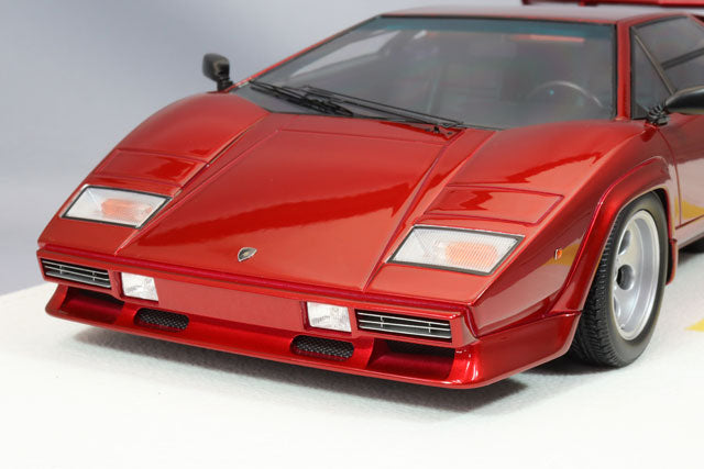 Carica immagine in Galleria Viewer, EIDOLON 1/18 Lamborghini Countach LP5000S 1982 with Rear Wing Candy Red
