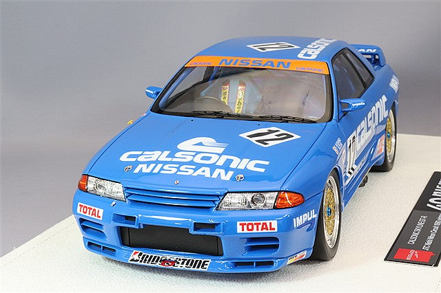 EIDOLON 1/18 Calsonic Skyline GT-R (Gr.A) 1990 JTC Nishi-Nippon Circuit All Japan Touring Car 300km Winner #12 K. Hoshino / T. Suzuki
