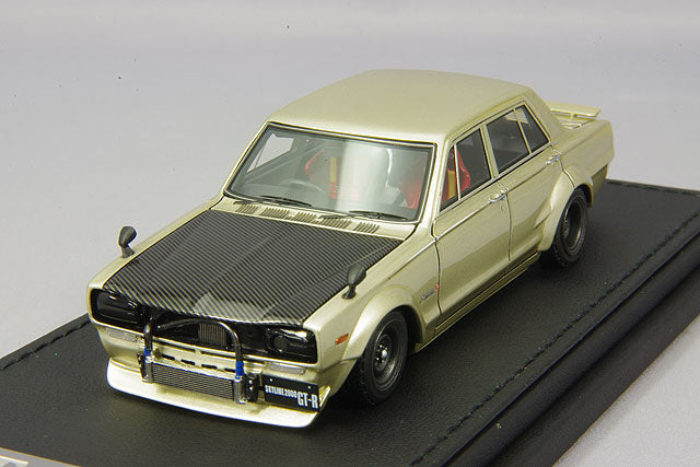 Ignition Model 1/43 Nissan Skyline 2000 GT-R (PGC10) Semi-Works Custom Champagne Gold IG0646