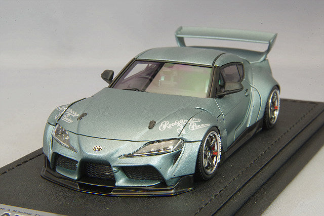 Ignition Model 1/43 Pandem Supra (A90) Matte Gray Metallic w/ TE37 Type 19-inch Wheels (Polished/Black) IG2142