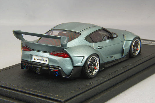 Ignition Model 1/43 Pandem Supra (A90) Matte Gray Metallic w/ TE37 Type 19-inch Wheels (Polished/Black) IG2142