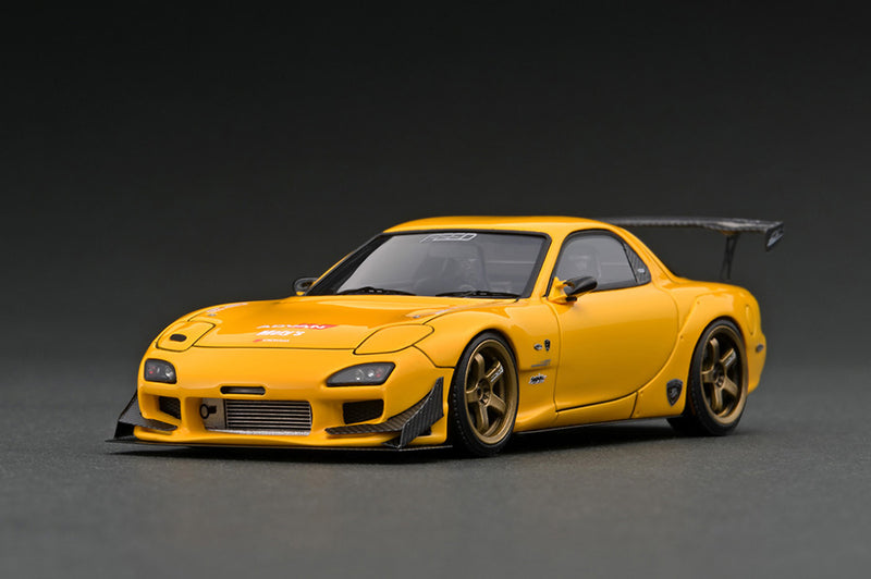 Chargez l&#39;image dans la visionneuse de la galerie, ignition model 1/43 FEED RX-7 (FD3S) Yellow Expected production quantity: 120pcs
