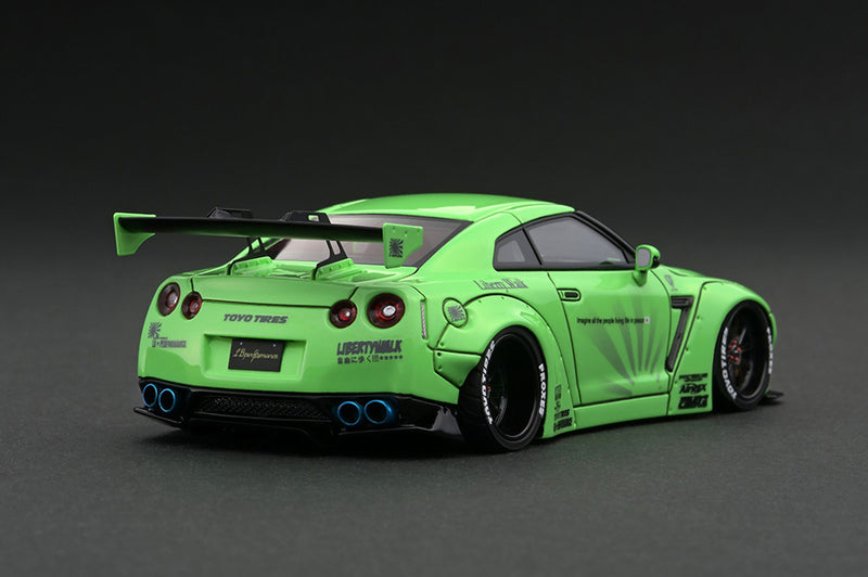 Chargez l&#39;image dans la visionneuse de la galerie, ignition model 1/43 LB-WORKS GT-R (R35) Green Metallic
