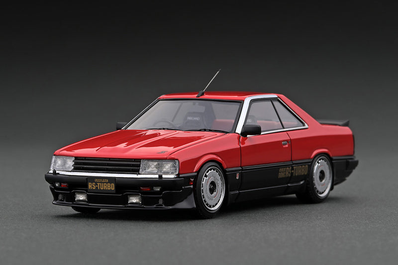 Laden Sie das Bild in Galerie -Viewer, ignition model 1/43 Nissan Skyline 2000 RS-Turbo (R30) Red/Black
