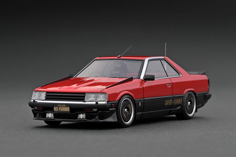 Chargez l&#39;image dans la visionneuse de la galerie, ignition model 1/43 Nissan Skyline 2000 RS-Turbo (R30) Red/Black
