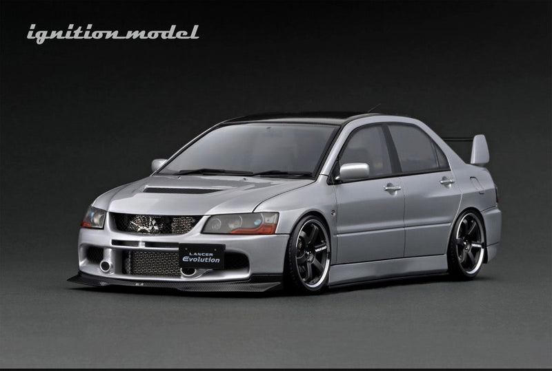 Carica immagine in Galleria Viewer, ignition model 1/18 Mitsubishi Lancer Evolution IX (CT9A) Silver
