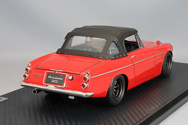 Cargue la imagen en el visor de la galería, ignition model 1/18 Datsun Fairlady 2000 (SR311) Red/RS Watanabe 14inch
