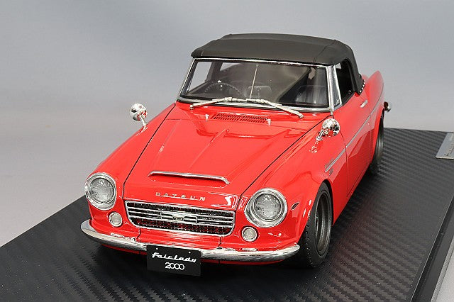 Load image into Gallery viewer, ignition model 1/18 Datsun Fairlady 2000 (SR311) Red/RS Watanabe 14inch
