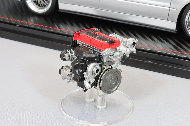 Carica immagine in Galleria Viewer, Overseas Model Ignition Model 1/18 Mitsubishi Lancer Evolution Wagon (CT9W) Silver with 4G63-MIVEC Engine IG2769

