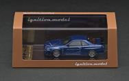 ignition model 1/64 Nissan Skyline GT-R Mine's (R34) Blue Metallic