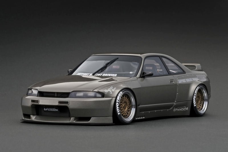 Load image into Gallery viewer, ignition model 1/18 PANDEM GT-R (BCNR33) Gun Metallic
