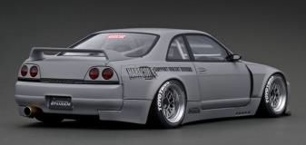 Laden Sie das Bild in Galerie -Viewer, ignition model 1/18 PANDEM GT-R (BCNR33) Matte Gray
