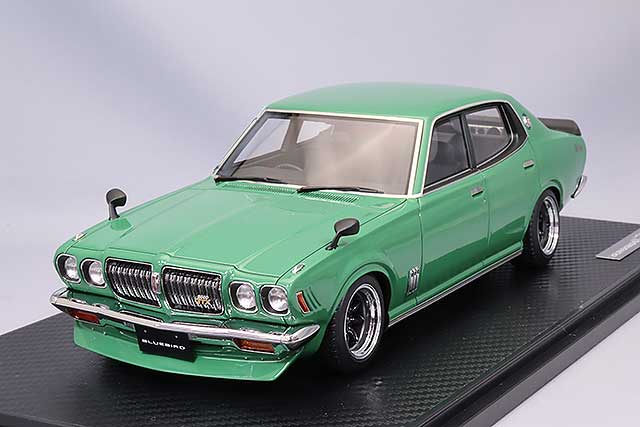 Cargue la imagen en el visor de la galería, ignition model 1/18 nissan bluebird u 2000gtx (g610) green
