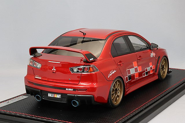 Carica immagine in Galleria Viewer, Ignition Model 1/18 Mitsubishi Lancer Evolution X (CZ4A) Red Metallic w/ CE28N Type 18-inch Wheels &amp; 4B11 MIVEC Turbo Engine IG3211
