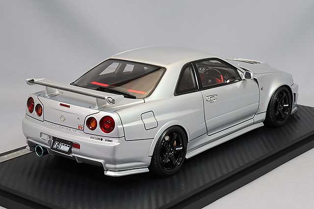 Carica immagine in Galleria Viewer, Ignition Model 1/18 Nismo R34 GT-R Z-tune Silver IG3224
