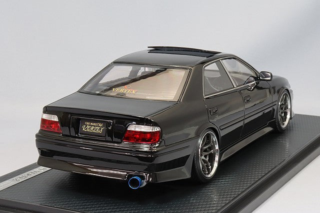 Carica immagine in Galleria Viewer, Ignition Model 1/18 VERTEX JZX100 Chaser Black w/ WORK Emotion Type 18-inch Wheels (Polished/Gunmetal) IG3314
