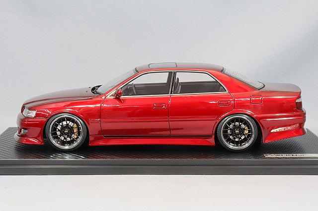 Carica immagine in Galleria Viewer, Ignition Model 1/18 VERTEX JZX100 Chaser Red Metallic w/ BBS RG-R Type 18-inch Wheels (Polished/Black) IG3316

