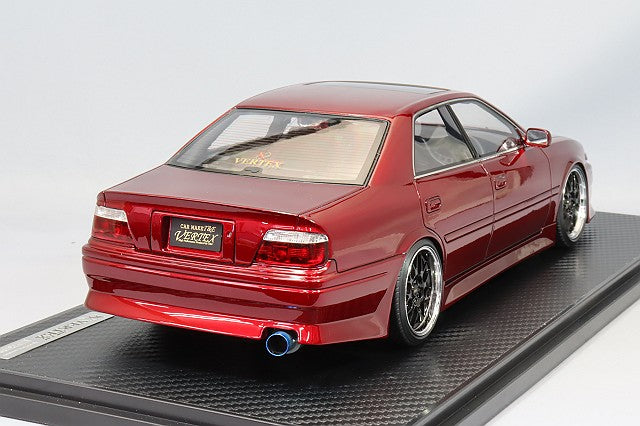 Carica immagine in Galleria Viewer, Ignition Model 1/18 VERTEX JZX100 Chaser Red Metallic w/ BBS RG-R Type 18-inch Wheels (Polished/Black) IG3316
