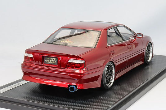 Ignition Model 1/18 VERTEX JZX100 Chaser Red Metallic w/ BBS RG-R Type 18-inch Wheels (Polished/Black) IG3316