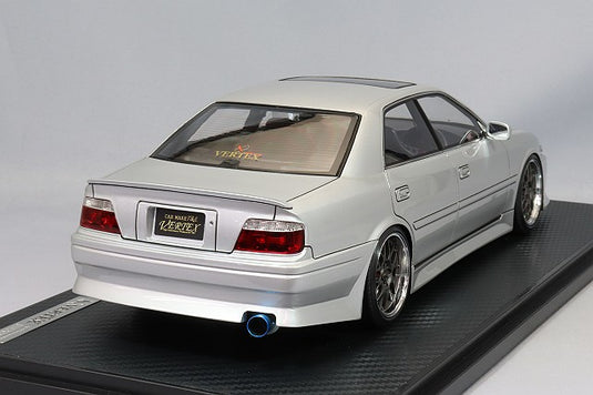 Ignition Model 1/18 VERTEX JZX100 Chaser Silver w/ BBS RG-R Type 18-inch Wheels (Polished/Gunmetallic) IG3323