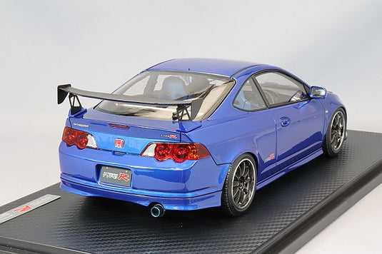 Ignition Model 1/18 Honda Integra (DC5) Type R Blue Metallic w/ CE28N Type 18-inch Wheels (Polished/Gunmetal) IG3326