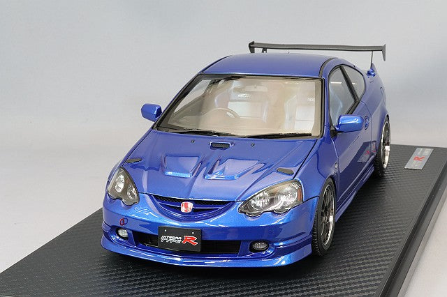 Carica immagine in Galleria Viewer, Ignition Model 1/18 Honda Integra (DC5) Type R Blue Metallic w/ CE28N Type 18-inch Wheels (Polished/Gunmetal) IG3326
