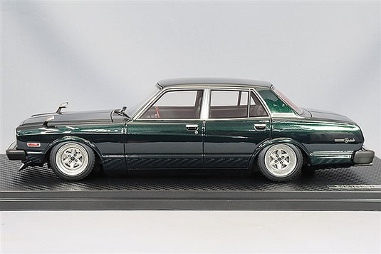 Ignition Model 1/18 Toyota Mark II Sedan Grande (MX41) Green Metallic w/ Longchamp Type 14-inch Wheels IG3429