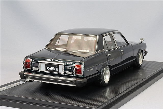 Carica immagine in Galleria Viewer, Ignition Model 1/18 Toyota Mark II Sedan Grande (MX41) Green Metallic w/ Longchamp Type 14-inch Wheels IG3429
