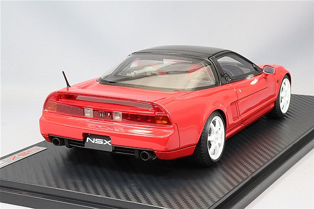 Carica immagine in Galleria Viewer, Ignition Model 1/18 Honda NSX (NA1) Red w/ Genuine 16-inch Wheels (White) IG3486
