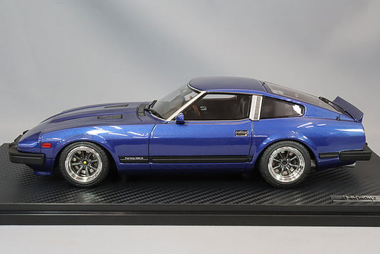 Ignition Model 1/18 Nissan Fairlady Z (S130) Blue Metallic w/ RS Watanabe 15-inch Wheels (Polished/Gunmetallic) IG3518