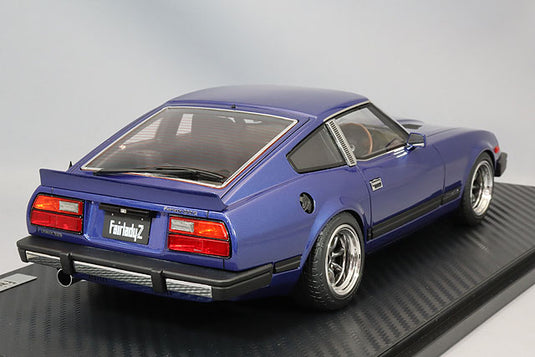 Ignition Model 1/18 Nissan Fairlady Z (S130) Blue Metallic w/ RS Watanabe 15-inch Wheels (Polished/Gunmetallic) IG3518