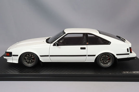 Ignition Model 1/18 Toyota Celica XX 2800GT (A60) White w/ RS Watanabe 16-inch Wheels (Gunmetallic) IG3533