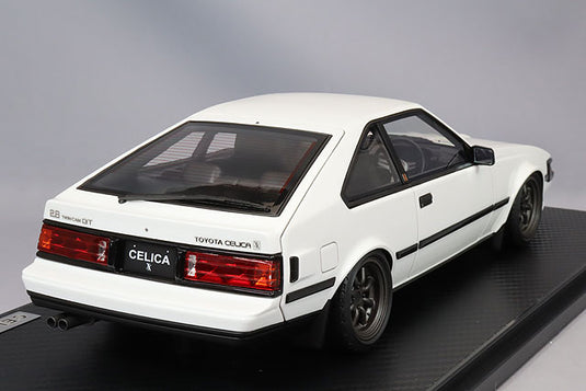 Ignition Model 1/18 Toyota Celica XX 2800GT (A60) White w/ RS Watanabe 16-inch Wheels (Gunmetallic) IG3533