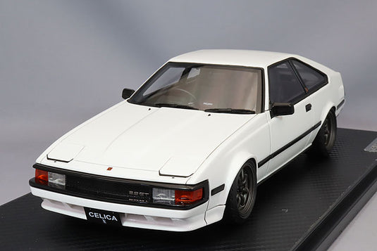 Ignition Model 1/18 Toyota Celica XX 2800GT (A60) White w/ RS Watanabe 16-inch Wheels (Gunmetallic) IG3533